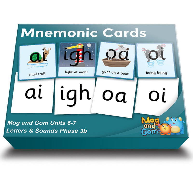 Mog and Gom Mnemonic Cards Units 6-7