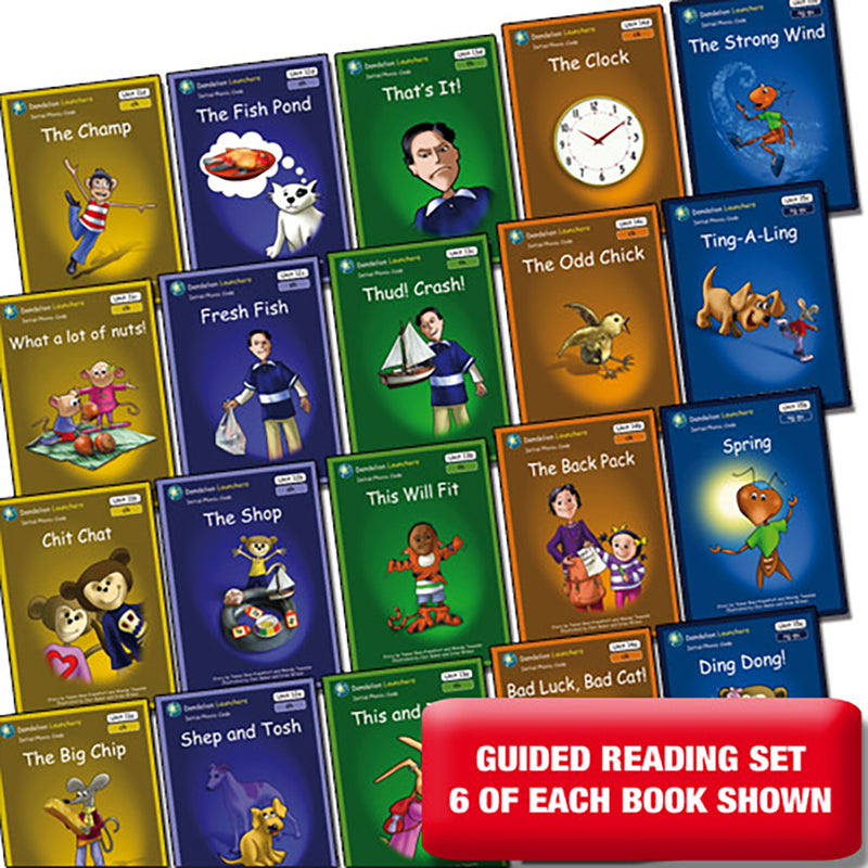 Dandelion Launchers, Units 11-15 ‚The Big Chip - (6 x Sets, 120 Books)