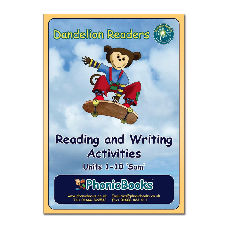 Dandelion Readers, Set 1 Units 1-10 ‚ÄòSam‚Äô Reading & Writing Activities