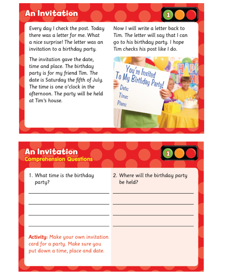Comprehension　–　Smart　Kids　Australia　Reading　Pack