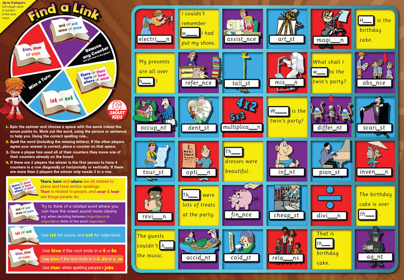6 Spelling Rules Games
