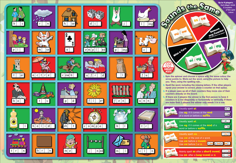 6 Spelling Rules Games