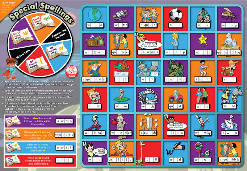 6 Spelling Rules Games