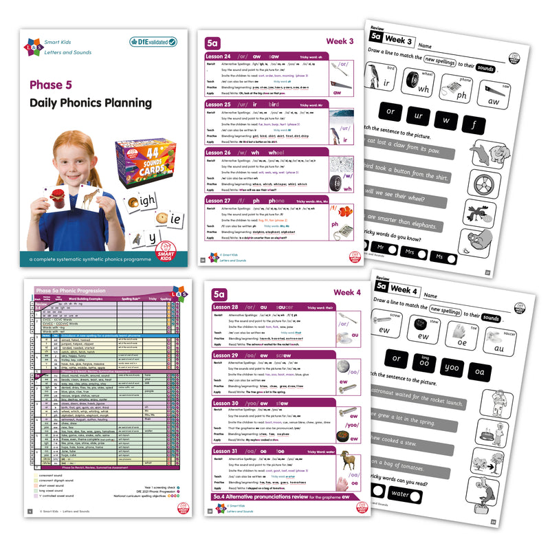 FREE - Phase 5 Daily Lesson Plans