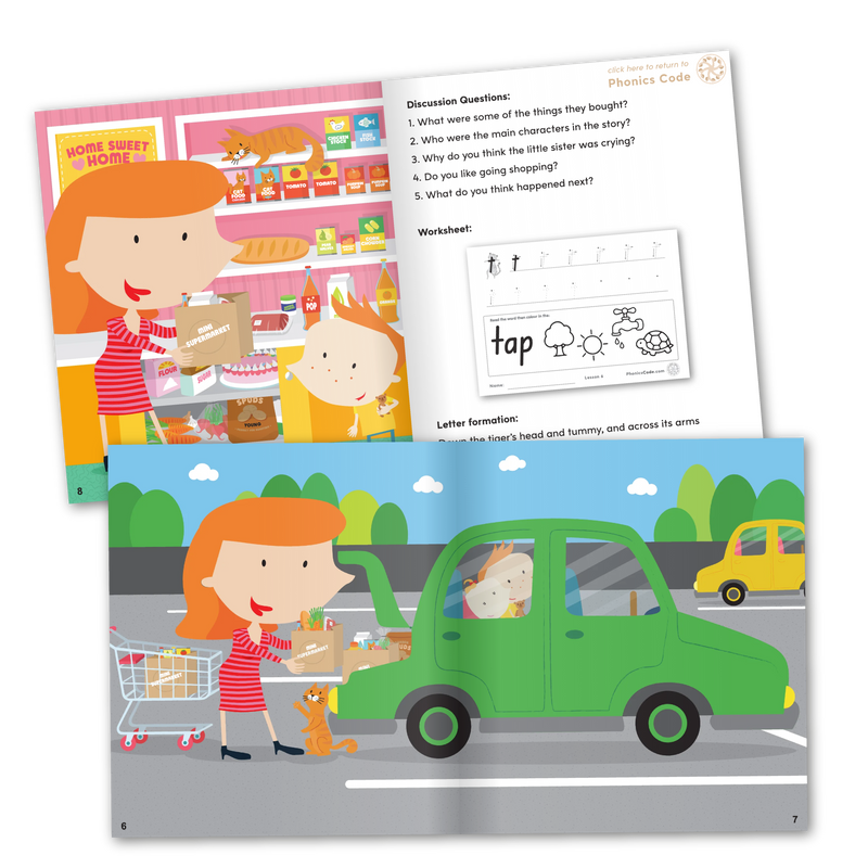 Phonics Code Book 6 /t/