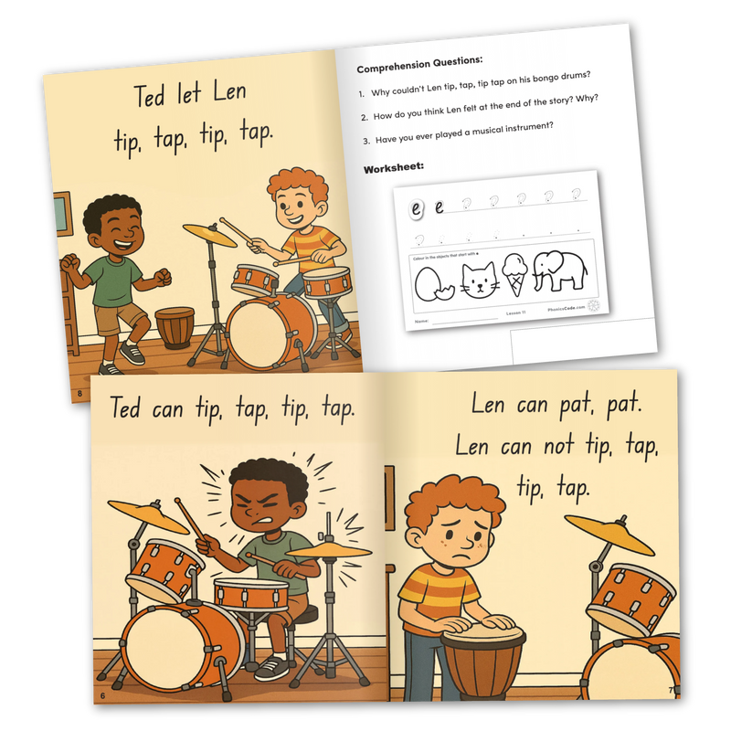 Phonics Code Book 11 /e/