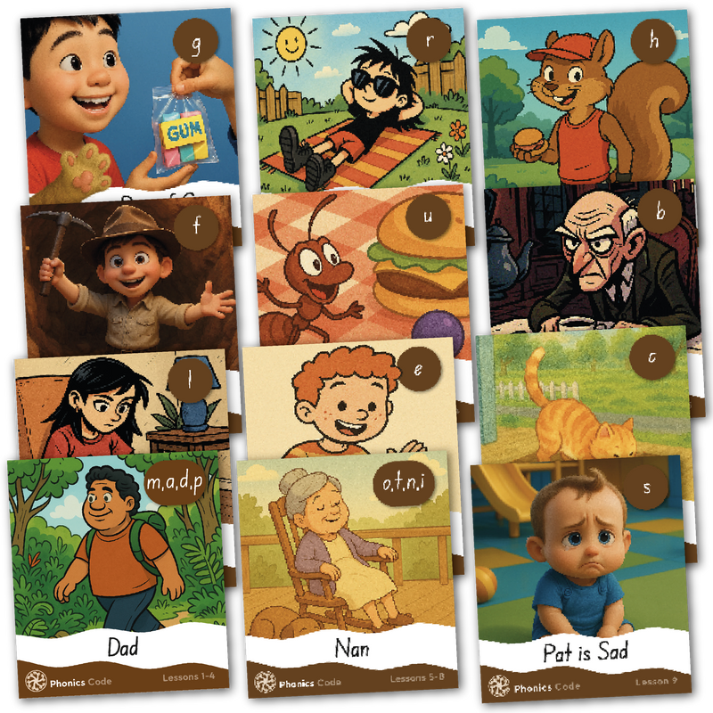 Phonics Code Books 1-79