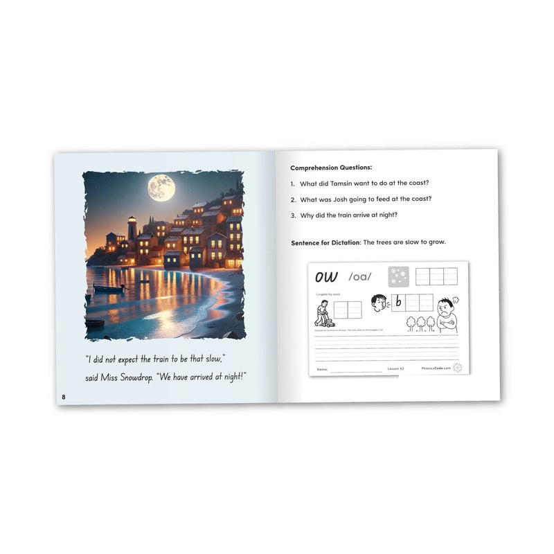 Phonics Code Book 62 - ow says /long o/