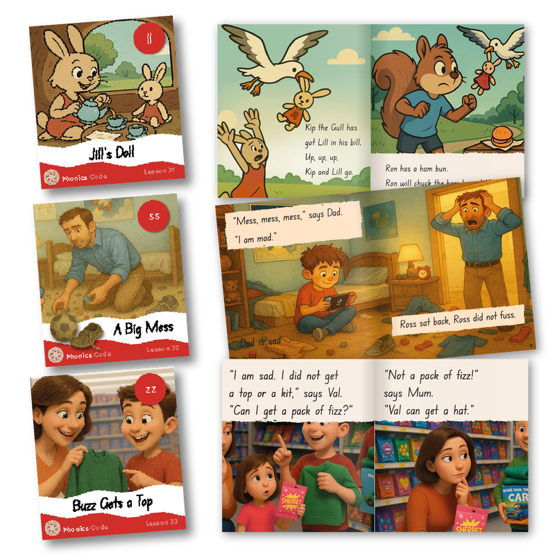 Phonics Code Seedling Series 1: Books 30-42
