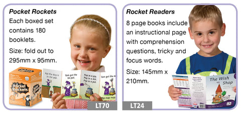 Pocket Rockets Decodable Books