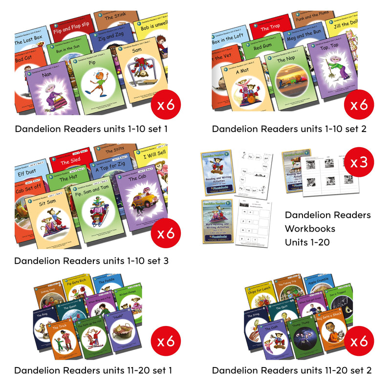 Readars Dandelion Readers Units 1-20 - Bundle – Smart Kids Australia