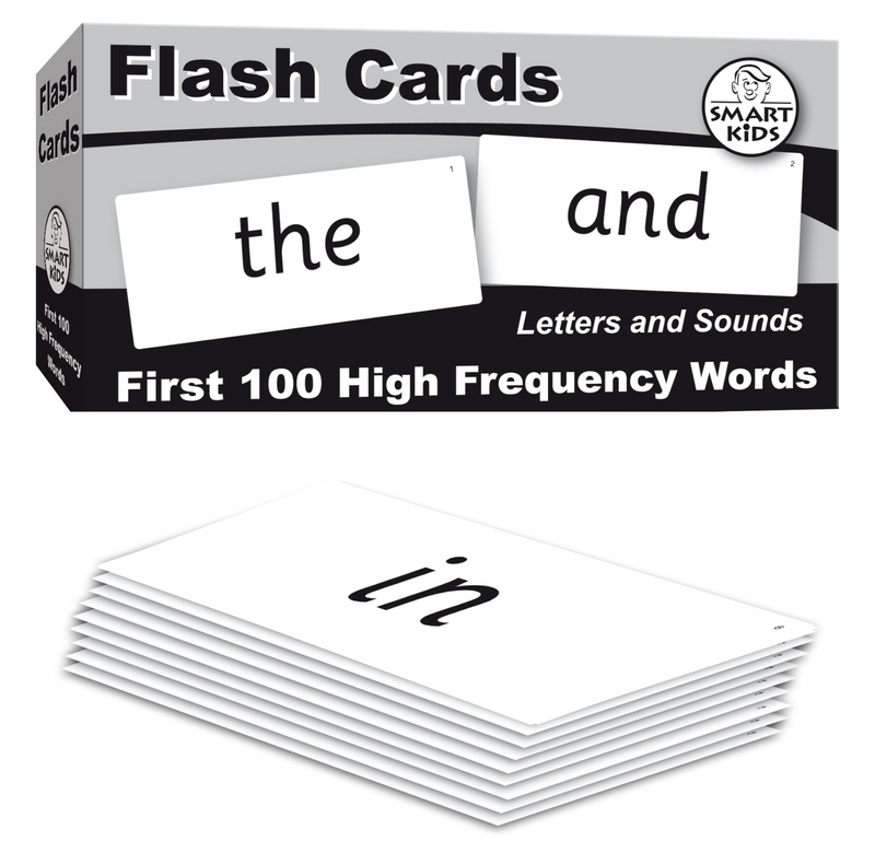 First 100 High Frequency Words Flash Cards – Smart Kids Australia
