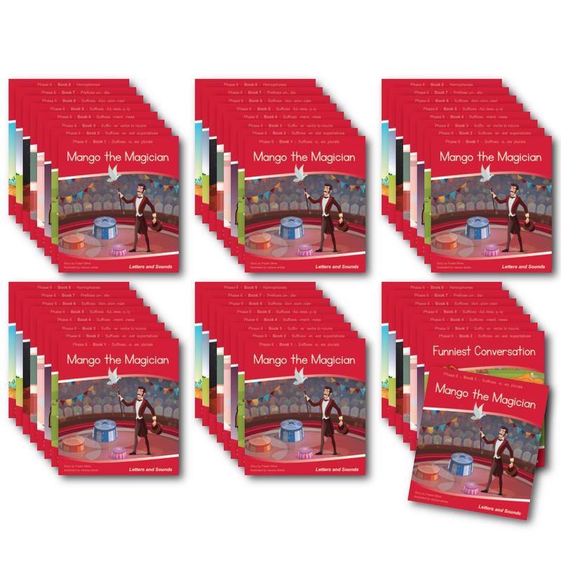 Letters and Sounds Phase 6 Decodable Readers x 6 Sets – Smart Kids ...