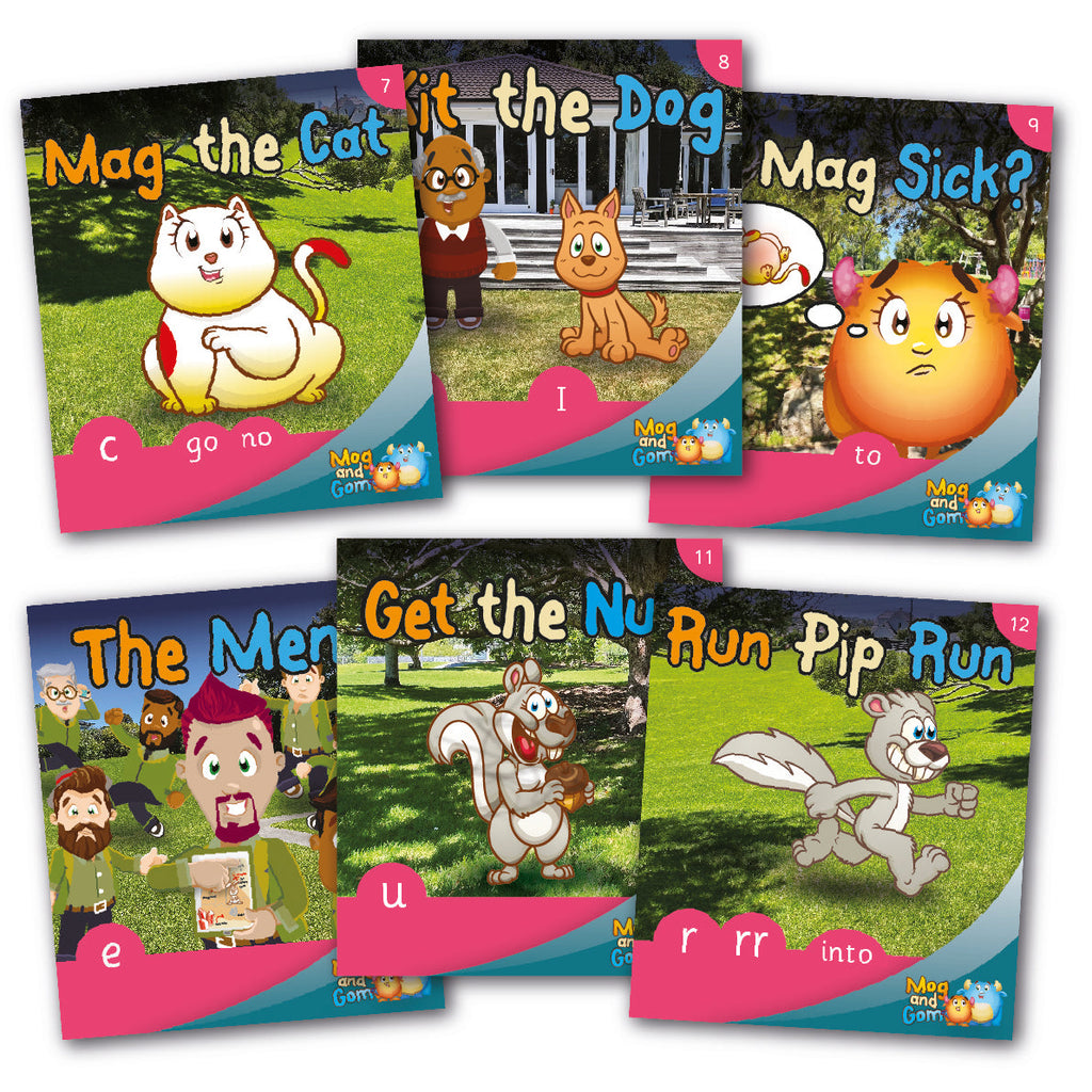 Mog and Gom Phase 2 Decodable Books – Smart Kids Australia