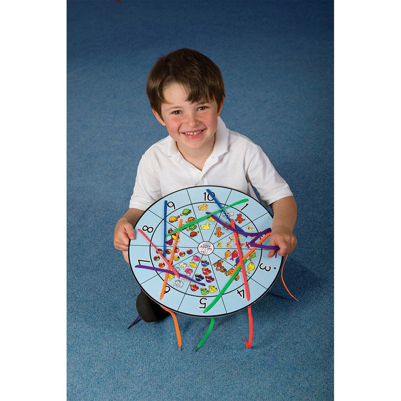 Number Wheel - Threading – Smart Kids Australia