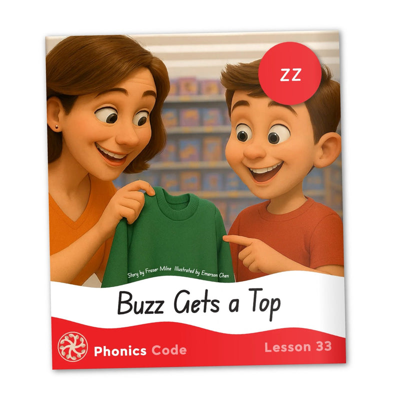 Phonics Code Book 33 - zz says /z/ – Smart Kids Australia