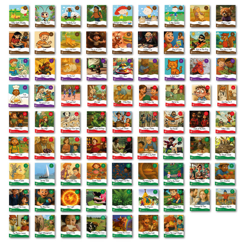 Phonics Code Books 1-79 – Smart Kids Australia