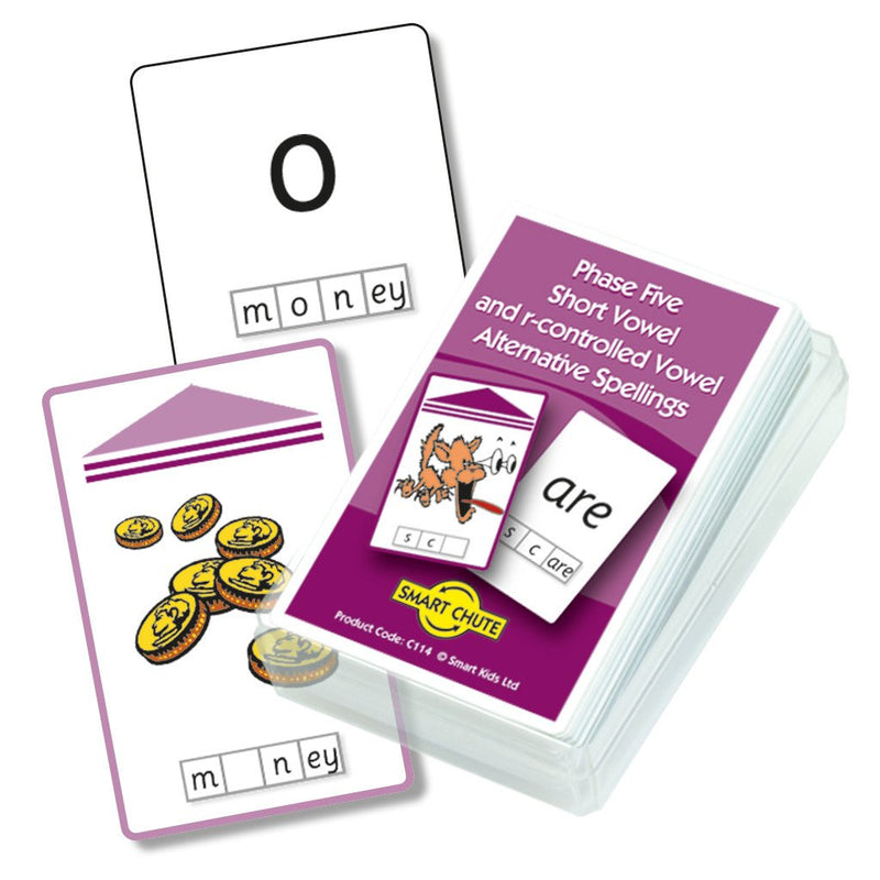 Letters and Sounds Phase 5 Short & R-Controlled Vowel Alternative Spellings -  Structured Literacy