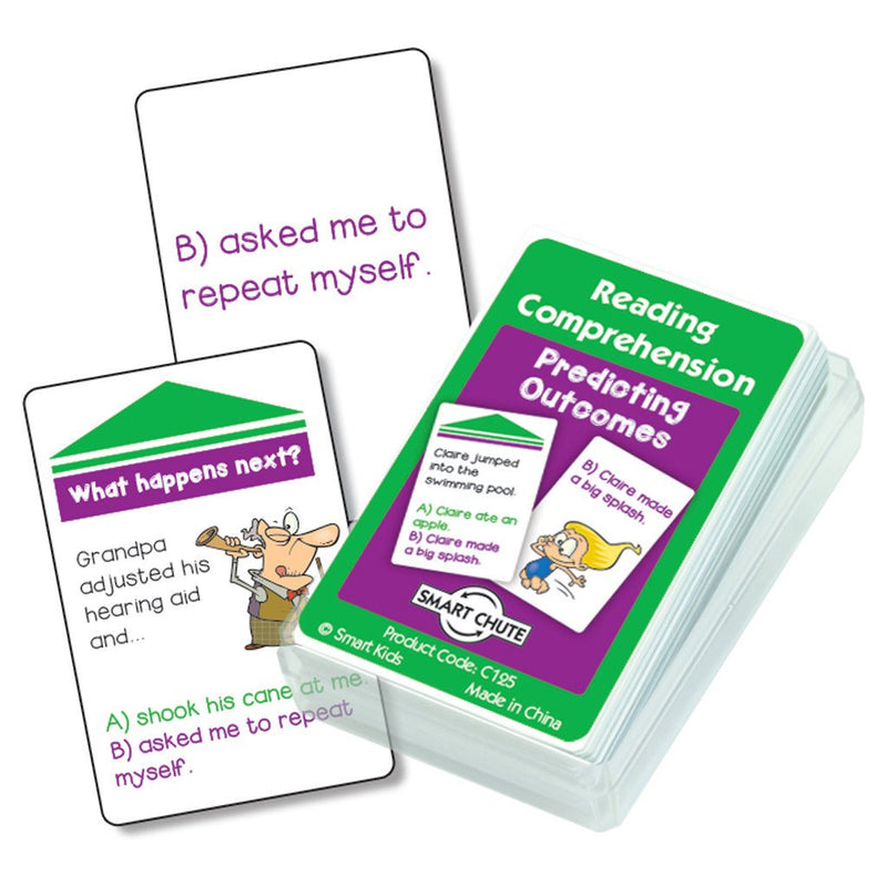 Predicting Outcomes Reading Comprehension Cards