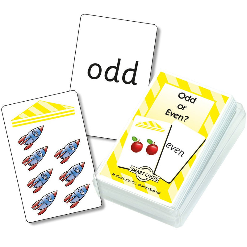 Odd and Even Numbers Chute Cards