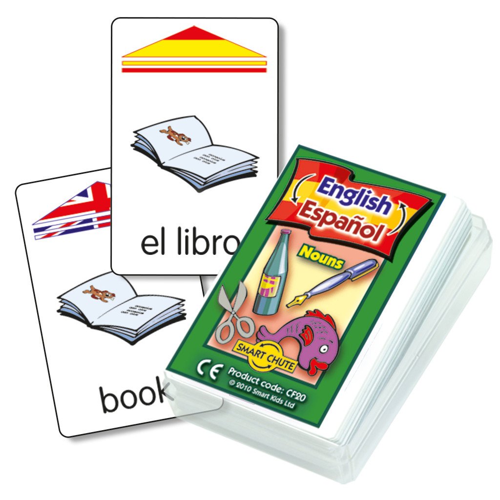 Spanish Nouns Chute Cards 