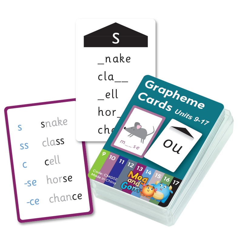 Grapheme Cards Units 9-17 – Smart Kids Australia