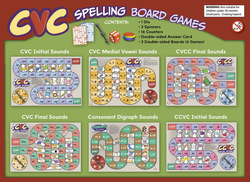 6 CVC Board Games