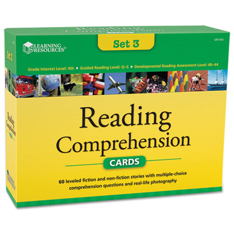 Reading Comprehension Set 3 (age 9+)