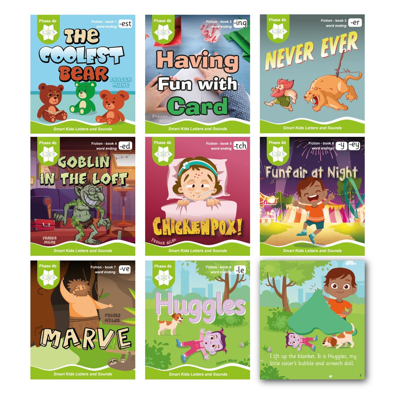 Phase 4b Fiction Decodable Readers (set of 48)