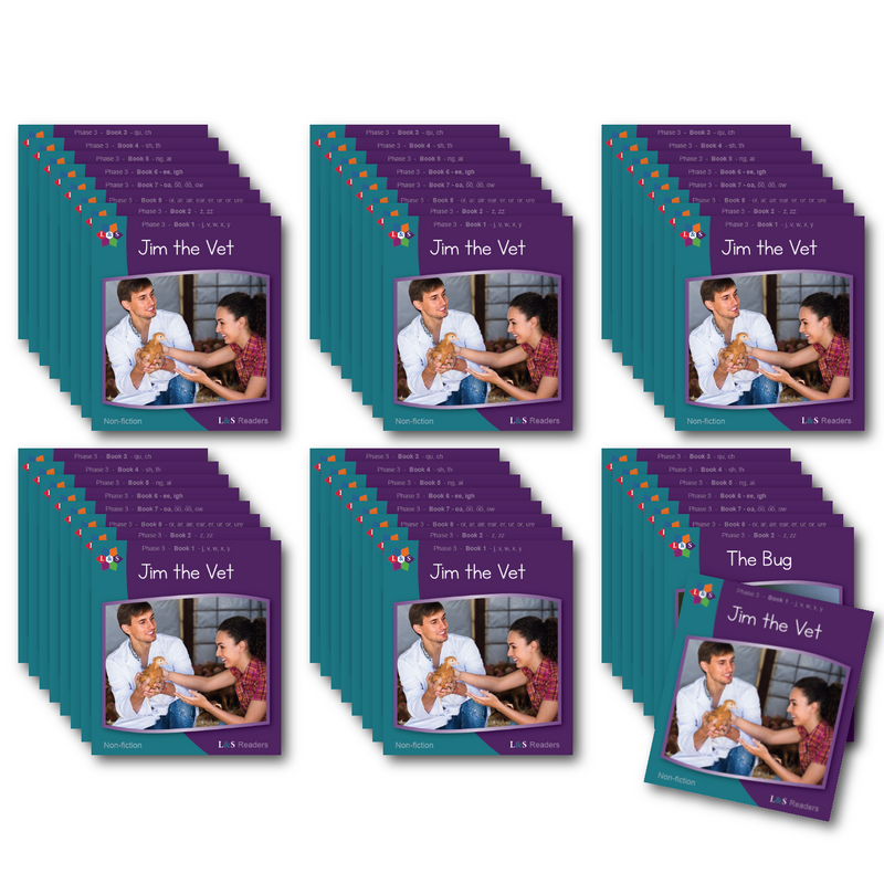 L&S Phase 3 Non-fiction Readers x 6 Sets