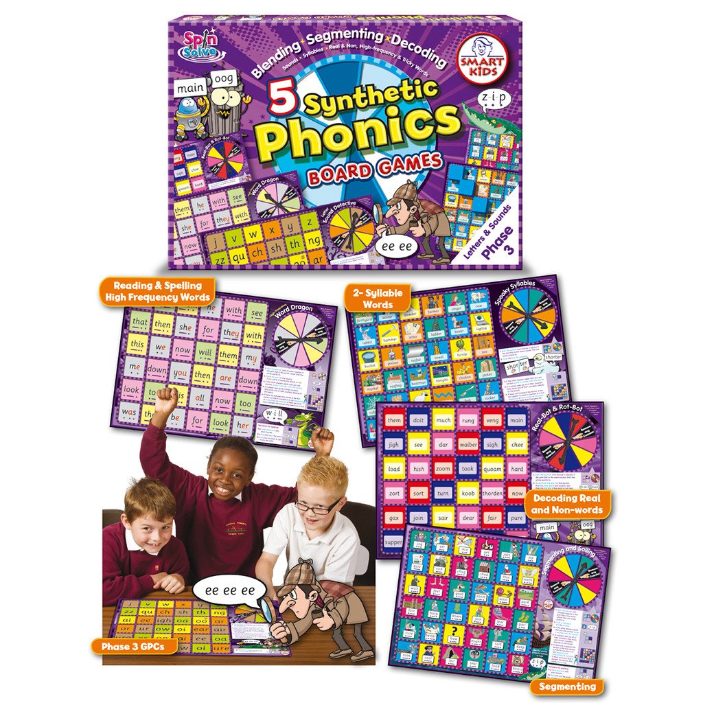 Letters and Sounds Board Games Phase 3 -  Structured Literacy