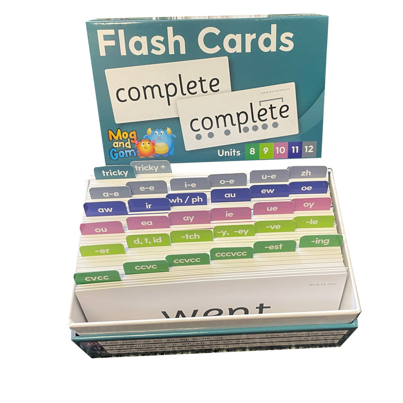 Mog and Gom Flash Cards Units 8-12