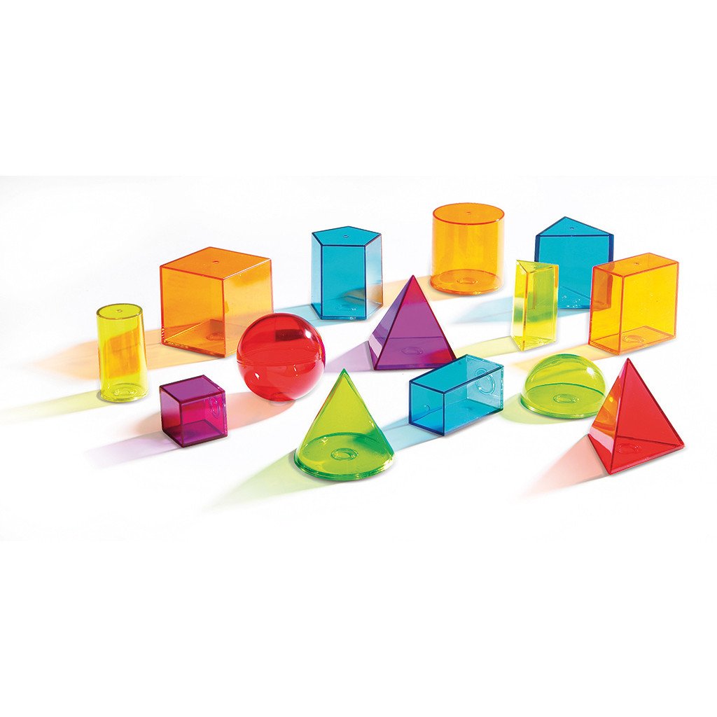 View-Thru Colourful Geometric Shapes -  Maths and Numeracy Resources