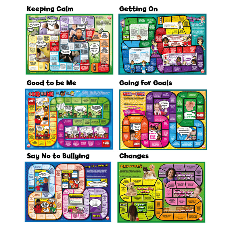 6 Personal & Emotional Skills Board Games