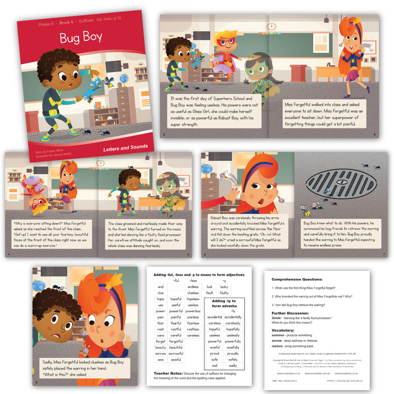 L&S Phase 6 Decodable Readers x 6 Sets