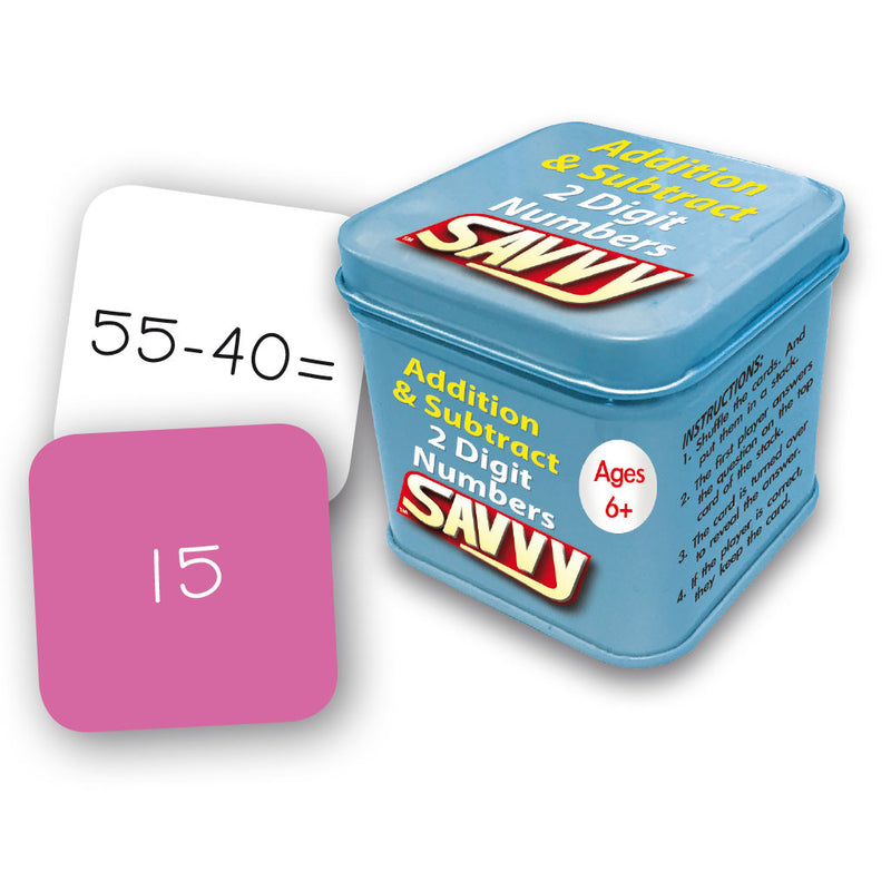 Savvy - Addition and Subtraction with 2 digit numbers