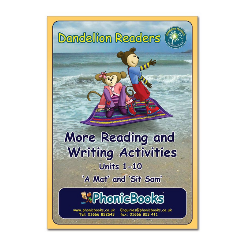 Dandelion Readers, 1-10 'Sets 2 & 3' Reading & Writing Activities