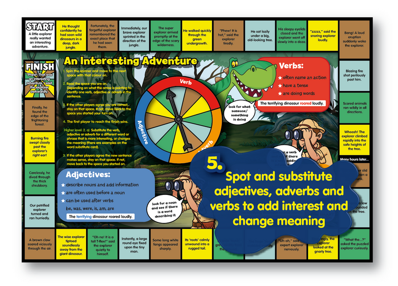 6 Grammar Board Games -  Literacy Resources
